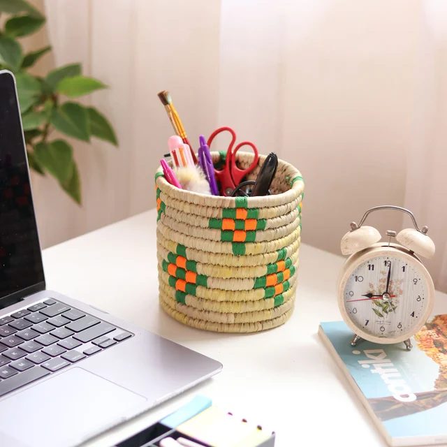 Multi-Use Sabai Grass Planter and Storage Organizer - 12.7 cm, 12.7 cm, 12.7 cm