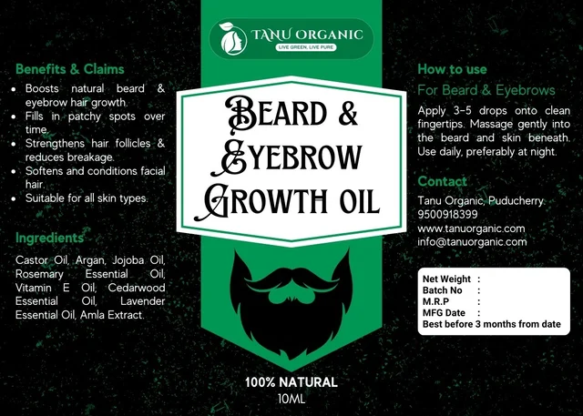 Beard & Eyebrow Growth Serum
