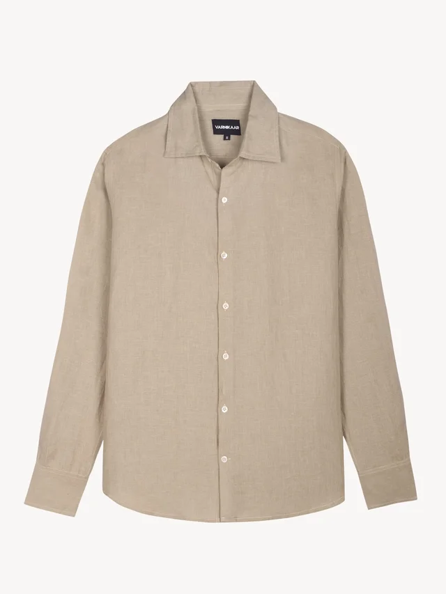 Desert Sand European Linen Shirt