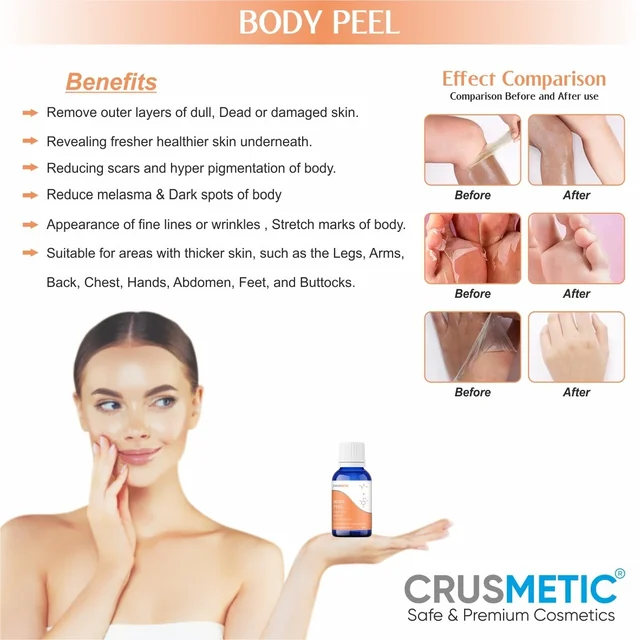 CRUSMETIC BODY PEEL-Exfoliate to Body - 10ML