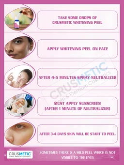 CRUSMETIC Whitening Peel -Glowing Formula