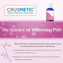 CRUSMETIC Whitening Peel -Glowing Formula