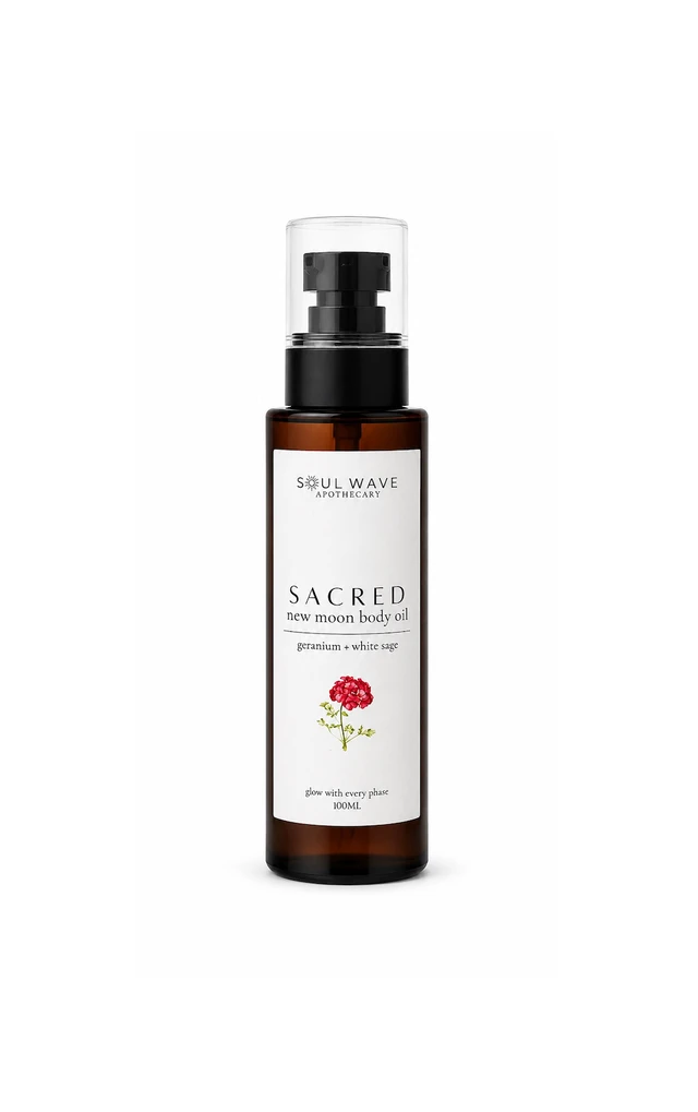 Sacred Body Oil | Rose Geranium + Sage - 50ml