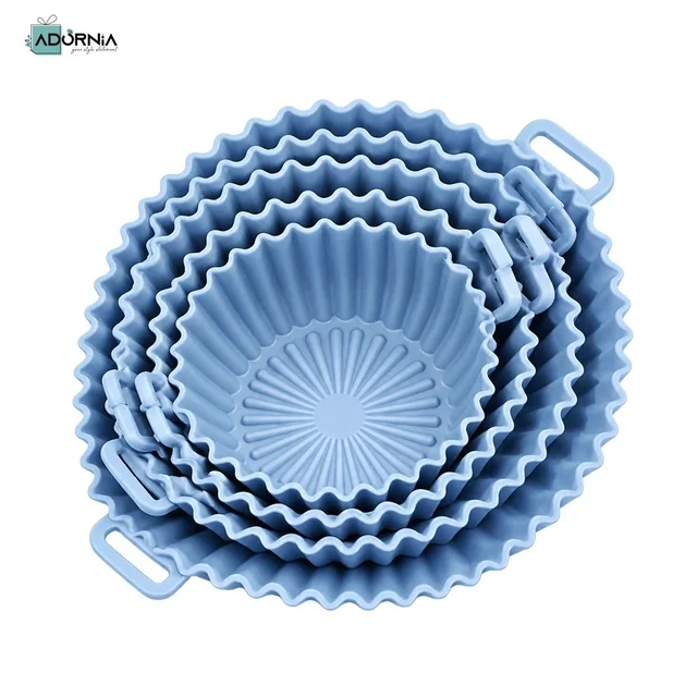 Reusable Silicone Air Fryer Liners - Set of 6