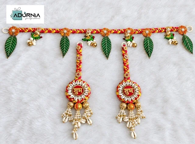 Festive Toran with Pair of Shubh Hangings