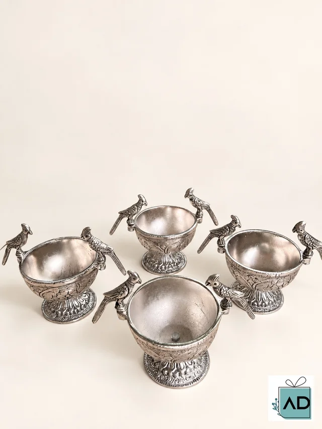 Antique Parrot Bowls