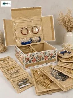 Blossom Extra-Large Jewellery Storage Organiser Bag
