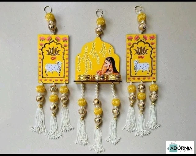 Shubh Labh Door Hanging Set Of 3
