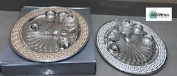 Enamel Work Pooja Thali Set - 12 Inches