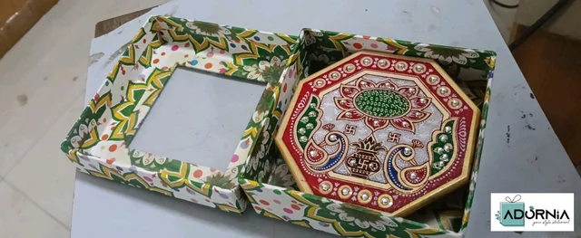 Marble Meena Chowki 6"