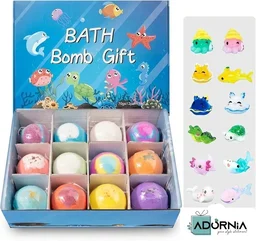 Fizzy Kids Bath Bombs with Surprise Toy Inside