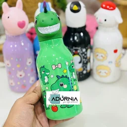 Animal Theme Plastic Water Bottle - 500 ml - Unicorn