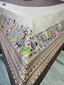 Six-Seater Printed Dining Sheet