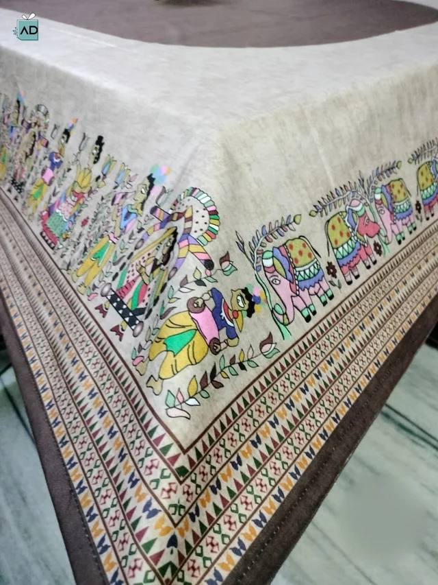 Six-Seater Printed Dining Sheet