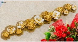 Golden Blossom Floral Door Toran