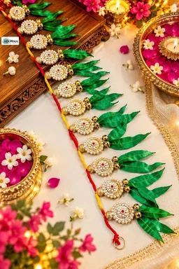 Mouli Toran with Aam Patta - 37 Inches