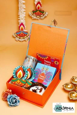 Diwali Gifting Almond Box Hamper - Single hamper