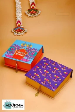 Diwali Gifting Almond Box Hamper - Single hamper