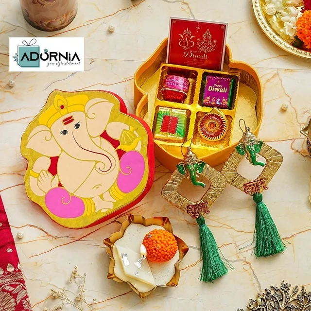 Ganesha Box Cracker Chocolate Diwali Hamper