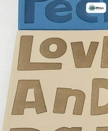 Love And Peace Premium Diary Leather Finish 100 Ruled Sheets - Beige Tan
