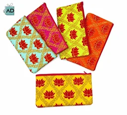 Gift Pouch With Zip - 4.5 x 9 Inch - MOQ 20