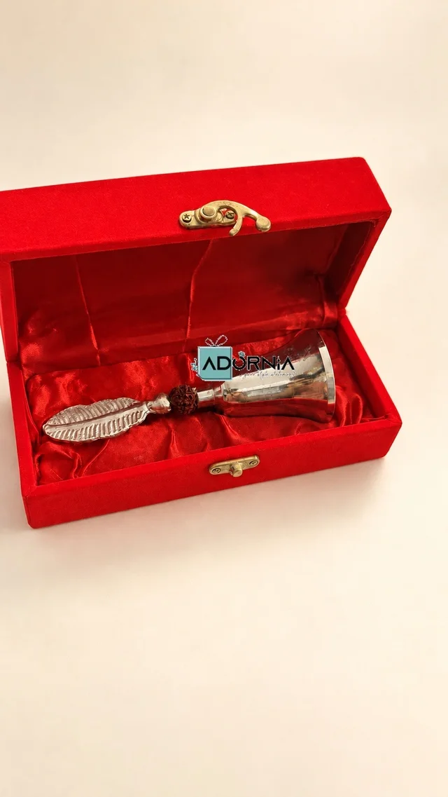 Rudraksh Bell in Red Gift Box - MOQ 10