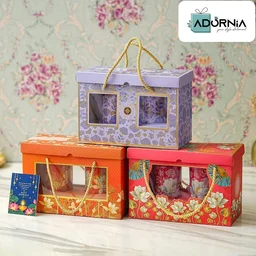Jumbo Diwali Gift Hamper - 2 Jars in Lid Box