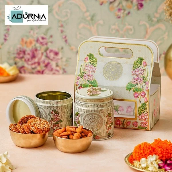 Twin Jar Almond and Cookie Gift Hamper