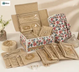 Blossom Extra-Large Jewellery Storage Organiser Bag