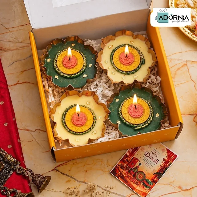Chakri Urli Hamper - Pack of 4 Scented Wax Urlis