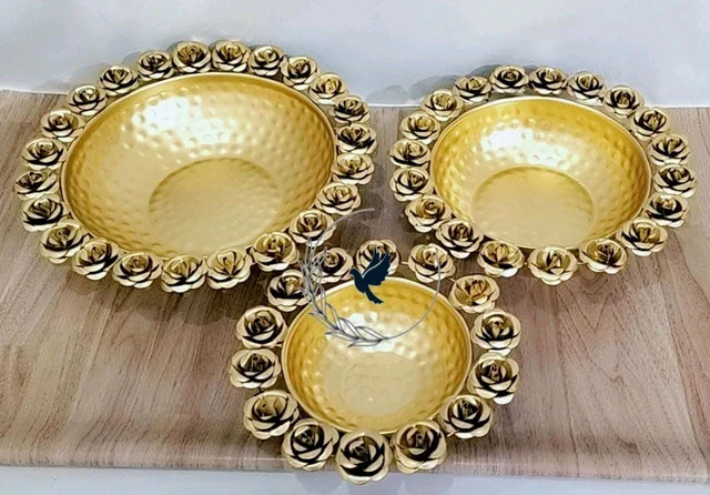 Rose Urli Set Of 3