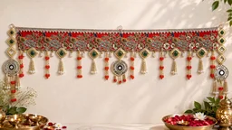 Peacock Bandharwal In Red