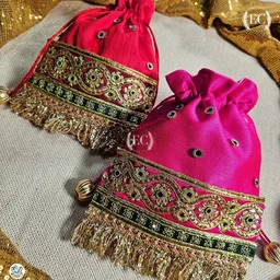 Ec* Designer Potli Bags - 7*9 inches