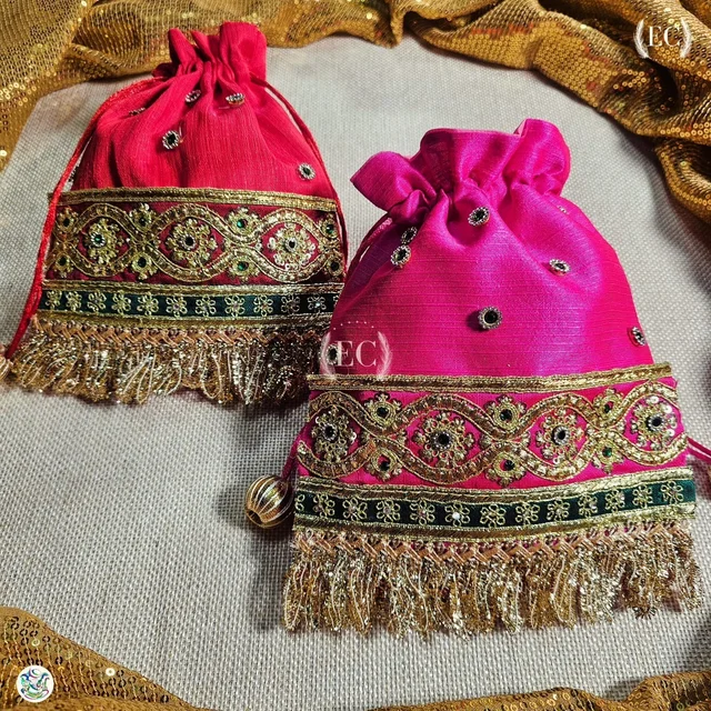 Ec* Designer Potli Bags - 7*9 inches