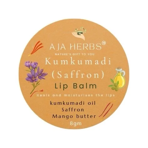 Kumkumadi(Saffron) lip balm - 8 GM