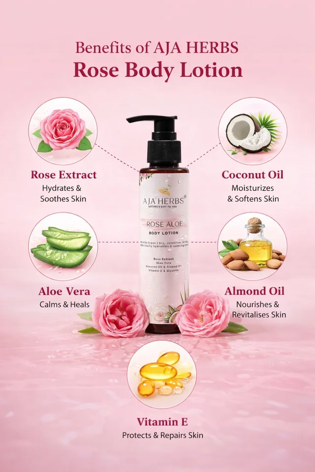 Rose Aloe Body Lotion - 100