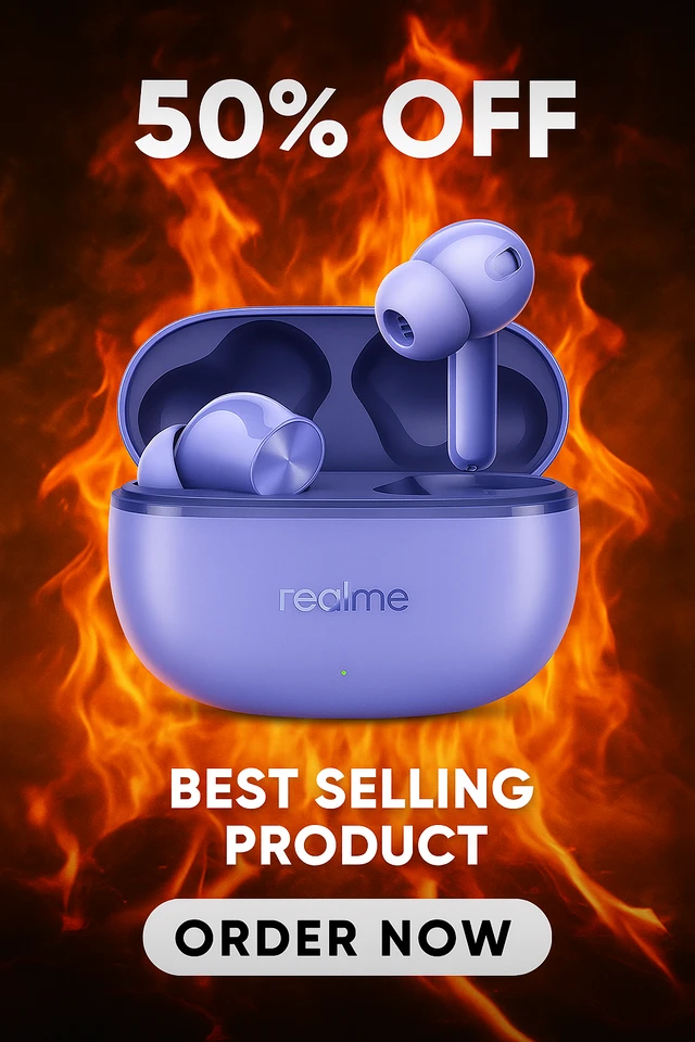 realme Buds T200 Lite Bluetooth in Ear Earbuds,4 Mic, AI ENC for Calls,48 Hours Total Playback with Fast Charging (Purple)
