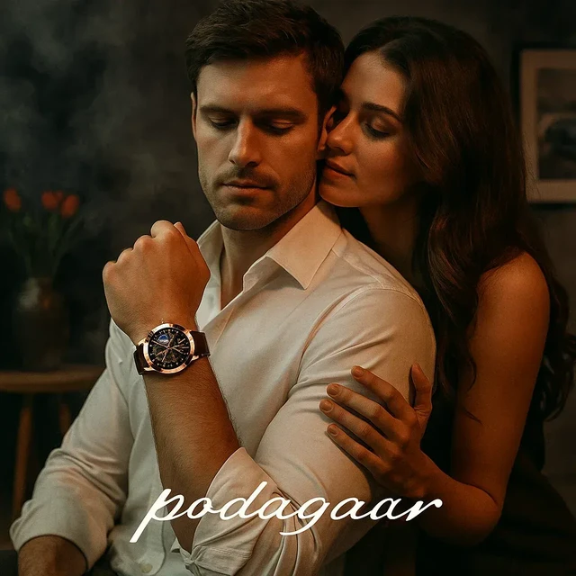 Poedagar 820 Chronograph Quartz Men's Watch – Stylish & Durable Casual Wristwatch Best Quality Watch 
