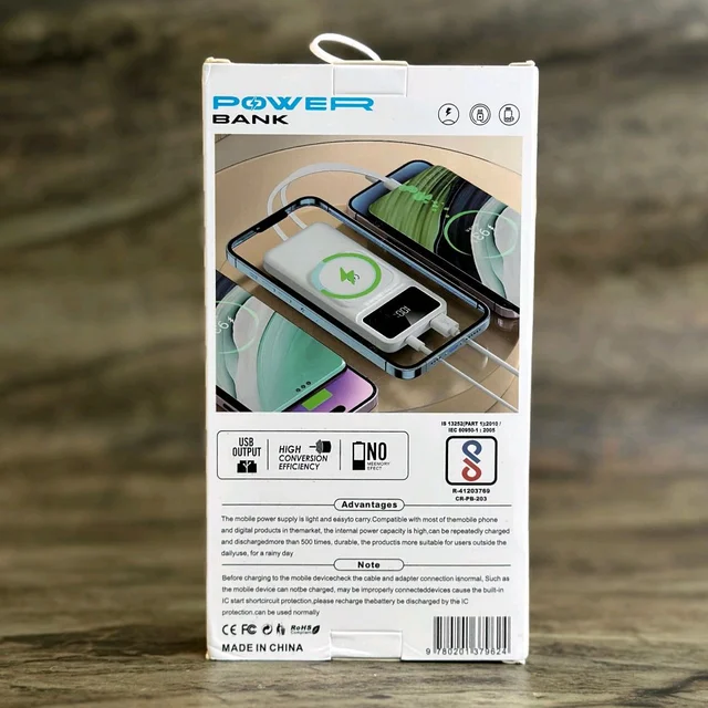 10000mah Powerbank 4-In-1 Universal Charger