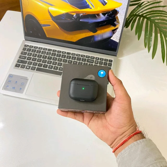 Air Pro Usa Black Quality With Type-C Charging Case | Pop-Up Connection For Apple Devices | Both For Android And IPhone