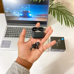 Air Pro Usa Black Quality With Type-C Charging Case | Pop-Up Connection For Apple Devices | Both For Android And IPhone