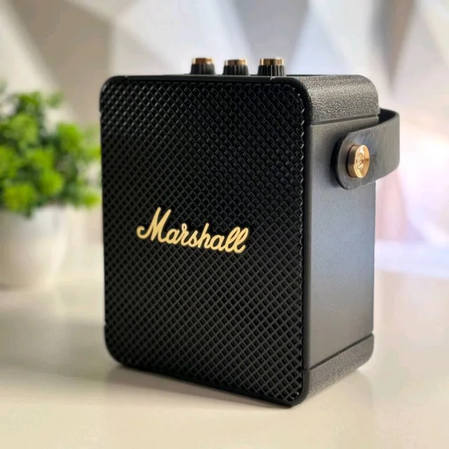 Authentic Stockwell II Portable Speaker Bluetooth Mini Wireless Bluetooth Speaker for IOS/Android/PC With 20+ Hours Of Playback - Black