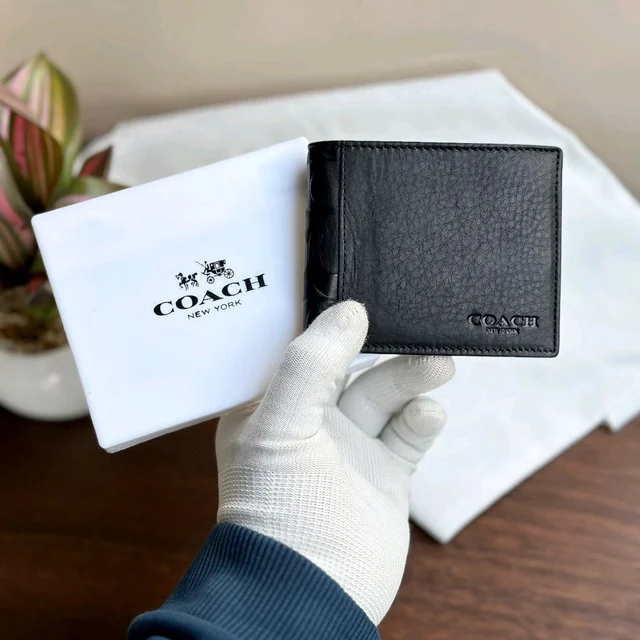 Classic Men's Genuine Leather Wallet, High Quality Wallet with Brand Box Packing, Perfect For Gifting