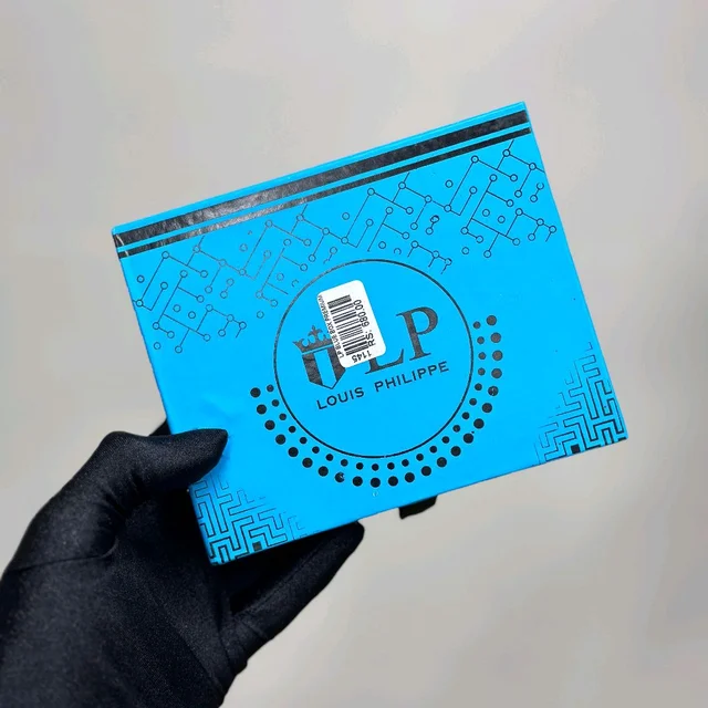 Classic Men's Leather Wallet, Premium Quality with Brand Box Packing, Perfect For Gifting