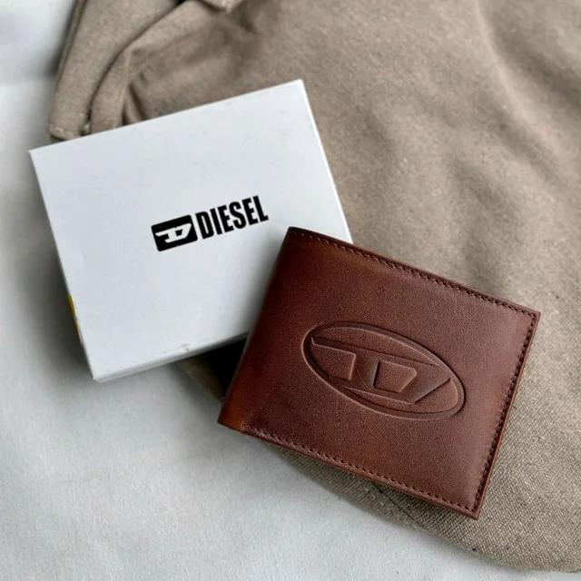 Classic Men's Leather Wallet, Premium Quality with Brand Box Packing, Perfect For Gifting
