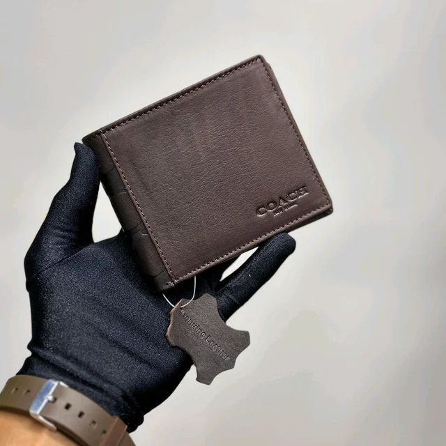 Classic Men's Leather Wallet, Premium Quality with Brand Box  Packing, Perfect For Gifting