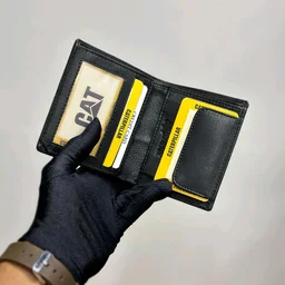 Classic Men's Leather Wallet, Premium Quality with Brand Box Packing, Perfect For Gifting - Black