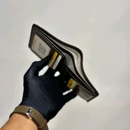 Classic Men's Leather Wallet, Premium Quality with Brand Box Packing, Perfect For Gifting - Black