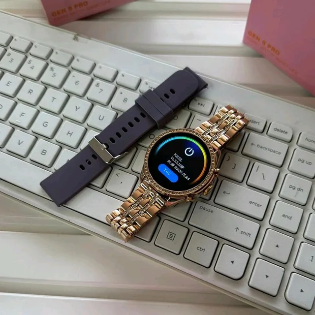 First Time In Ever Generation 9 Pro Edition Smartwatch With Diamond Belt And Silicon Strap