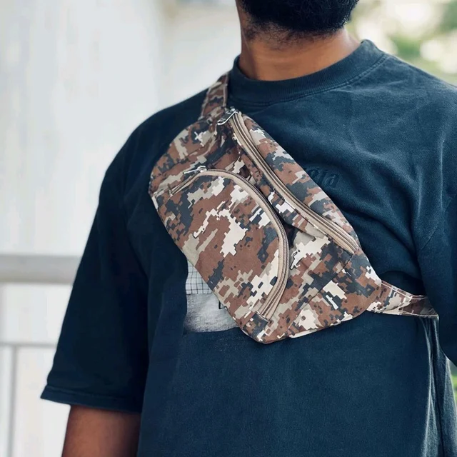 Lightweight Waist Bag for Men & Women | Brown Waist Bag / Pouch bag Waist Bag /Pouch bag